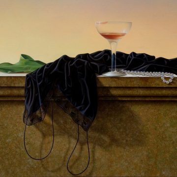 1- L'alba di un incontro - olio su tela cm 60 x 70 anno 2007 D'avenia