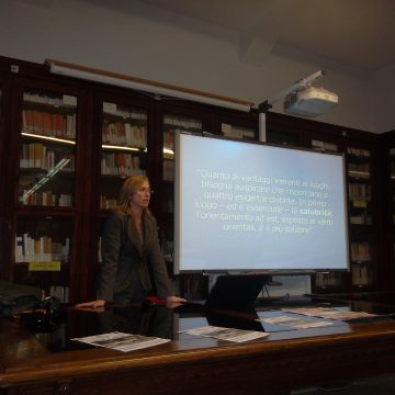 4-La dott.ssa Marletta durante la sua lectio