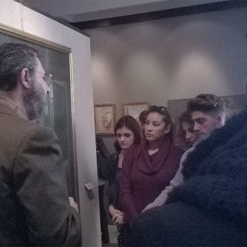 13- visitatori alla mostra