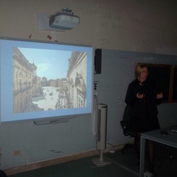 2- la dott.ssa Marletta durante la sua lectio
