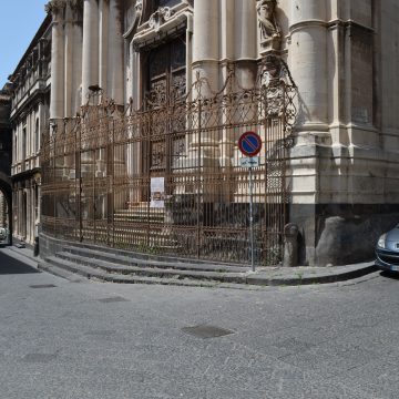 4- Catania- via Crociferi - Chiesa e soprapasso di San Benedetto